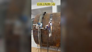 Carrello magnetico per saldatura tubi con oscillazione