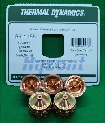 36-1055 200A  Thermal Dynamics Plasma Cutter Tips Parts