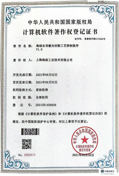 La Cina Hyzont(Shanghai) Industrial Technologies Co.,Ltd. Certificazioni